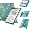 Fintie Case for 11" Kindle Scribe 2025 (3rd Gen) and Kindle Scribe Colorsoft 2025 (1st Gen), Slim Lightweight Multi-Viewing Angles Stand Detachable Magnetic Cover with Pen Buckle, Blossom