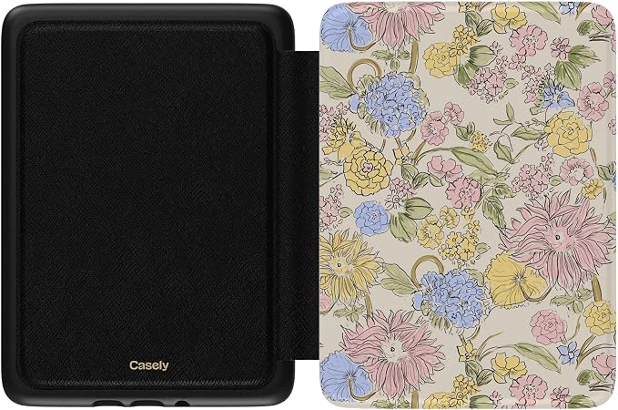 Casely Kindle Case | Prairie Blooms | Pastel Floral | Compatible with 7” Kindle Colorsoft and 7” Kindle Paperwhite (12th Gen 2024 Models)