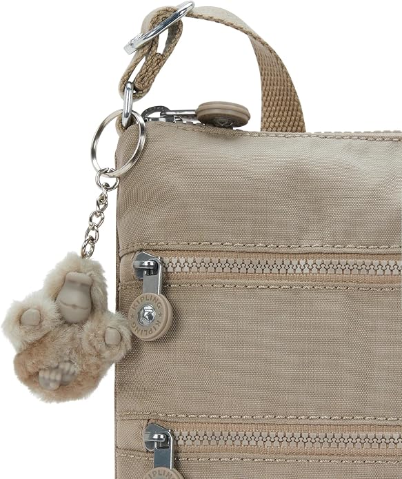 Kipling Women’s Abanu Multi Crossbody Bag, Lightweight, Adjustable Nylon Waist Pack with Multi-Compartment Zip Pockets