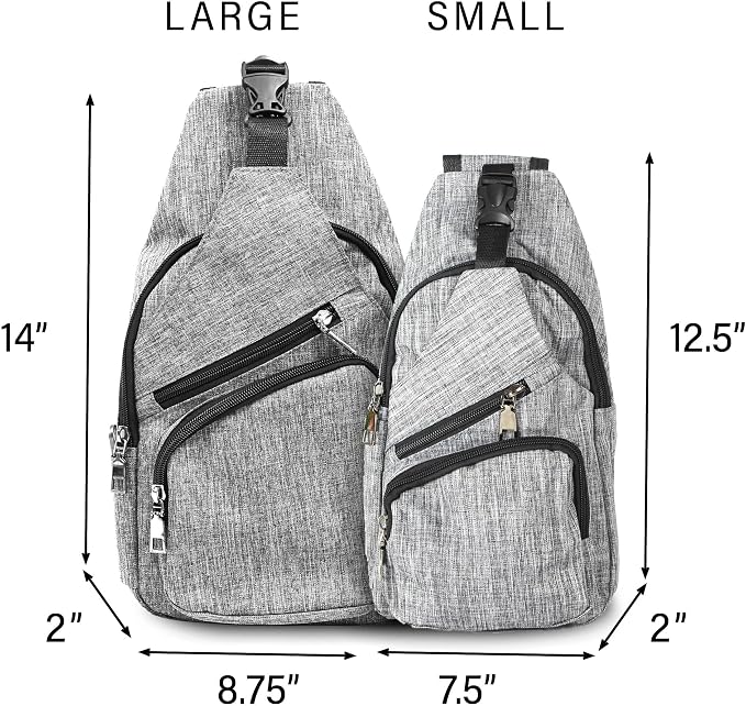 Nupouch Anti-Theft Daypack: Anti Theft Crossbody Bag, Lightweight for Travel, Hiking, or Everyday Pickpocket Protection