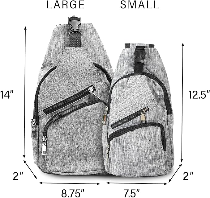 Nupouch Anti-Theft Daypack: Anti Theft Crossbody Bag, Lightweight for Travel, Hiking, or Everyday Pickpocket Protection