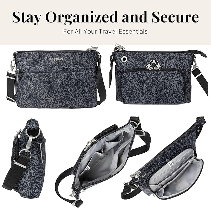 Baggallini Securtex™ Anti-Theft Memento Crossbody