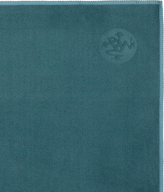 Manduka eQua Hot Yoga Mat Towel - 71" | Rapid Moisture Activated Grip | Ultra Soft Microfiber | Quick Dry | Lightweight, Travel Friendly Mat Layer | 71 x 24 inches | Sage Solid