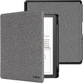 CoBak Case for Kindle Scribe - All New PU Leather Cover with Auto Sleep Wake Feature for Kindle Scribe 10.2" 2022 & 2024 Released with Pen Holder,Gray