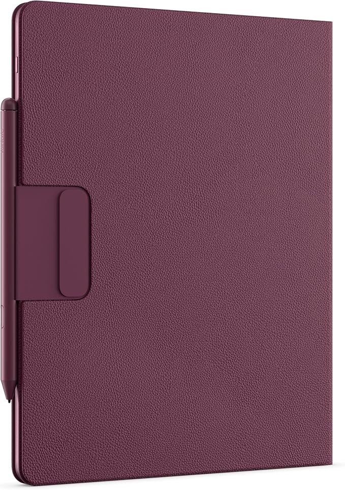 Introducing Amazon Kindle Scribe Executive Folio Cover with Magnetic Attach, Sleek Protective Case - Premium Leather