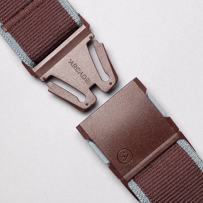 Arcade Belts A2 Unisex Adventure Belt: Heavy Duty Stretch, Metal Free Buckle
