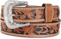 F&L CLASSIC mens Western full grain Leather belt Strap w/Snaps for Interchangeable Buckles, USA,
