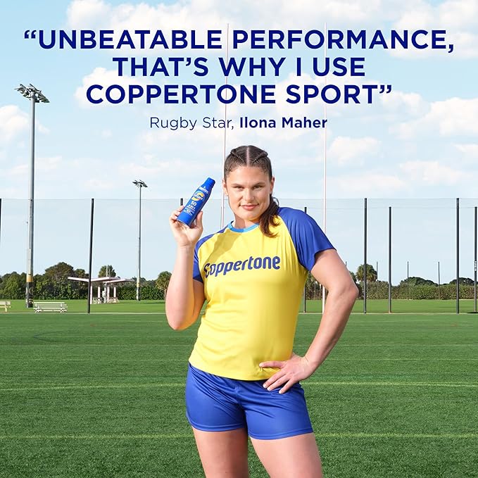 Coppertone Sunscreen, SPF 15, Water Resistant | Sport Formula | Spray Form | 5.5 Oz | Pack of 2