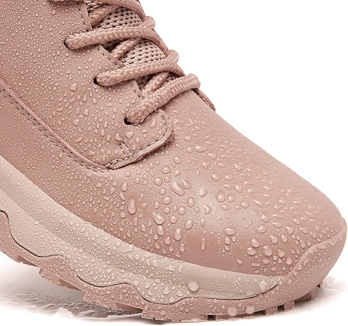 SHULOOK Non Slip Work Boots for Women Slip-Resistant Shoes Waterproof Food Service Chef Kitchen Restaurant Working Casual Comfortable Ankle Boot Outdoor Walking Booties Sneakers