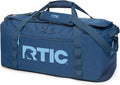 RTIC Road Trip Duffle Bag for Men and Women, Traveling Tote for Camp, Travel, Gym, Weekender, Camping, Overnight, Carry On, Sports, Spacious, Water Resistant, Large, Navy & Denim