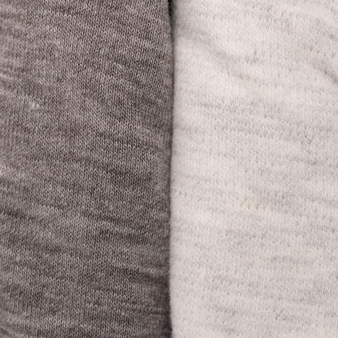 Muk Luks Women's 2 Pair Travel Ballerina Slipper Set, Grey, M (7-8)