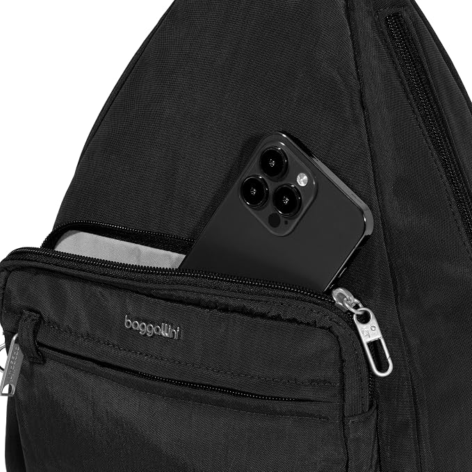 Baggallini Women's Securtex Anti-theft Vacation Convertible Sling