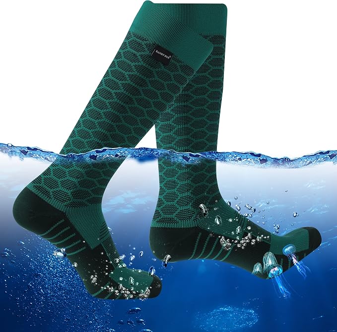 RANDY SUN Waterproof Breathable Knee High Kayaking Hunting Fishing Socks