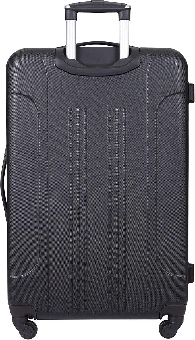 Travelers Club Cosmo Luggage, Black-2 Piece Set (28"/20")