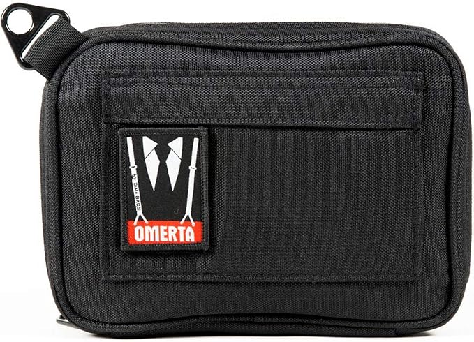 DIME BAGS Odor Sealing Padded Pouch, Carbon-Lined Smell Blocking Bag with Protective Interior for Glass & Gear, Water-Resistant Exterior, Low-Profile & Discreet (8 Inch, Black)