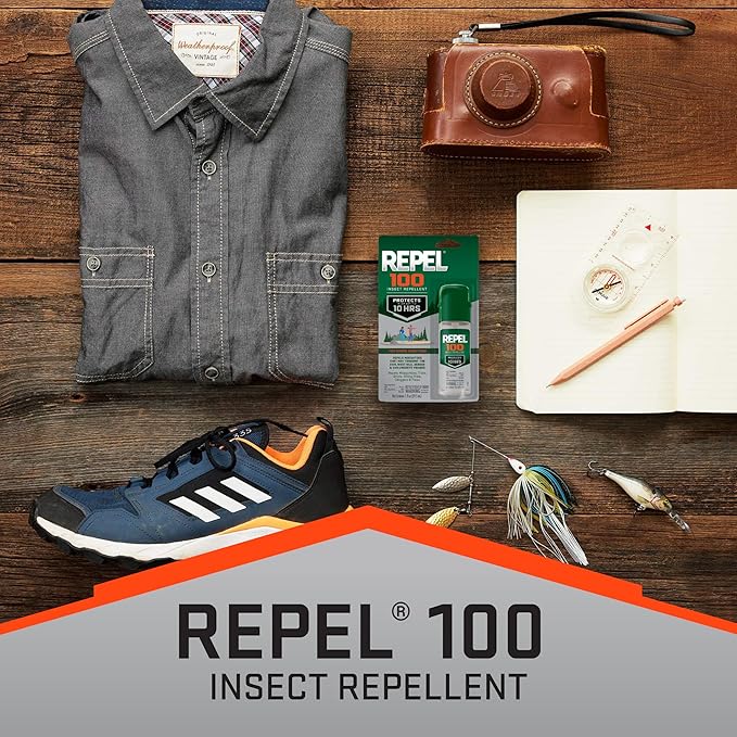 Repel 1-Ounce Insect Repellent Pump Spray (Pack of 6)