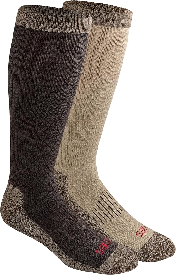 Dickies Men's Light Compression Comfort Over-The-Calf Socks, Available in M-XXL (2, 4 Pairs)