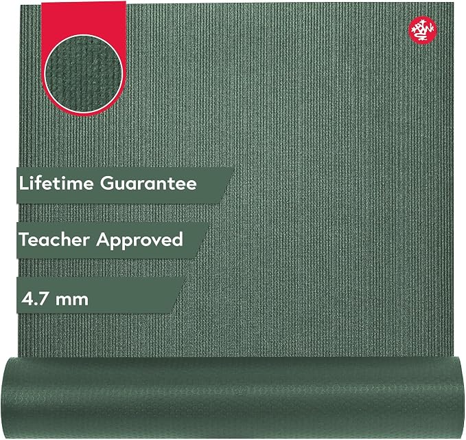Manduka PROlite Yoga Mat 4.7mm | Lifetime Durability | Hygienic Construction | Teacher Approved