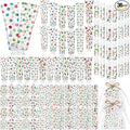 36 Sets/216 Pcs Christmas Party Favors Christmas Hand Cream Body Lotion Lip Balm Nail File Gifts Set Xmas Stocking Stuffers Travel Size Lotion Bulk Holiday Party Supplies for Coworkers Women Adults