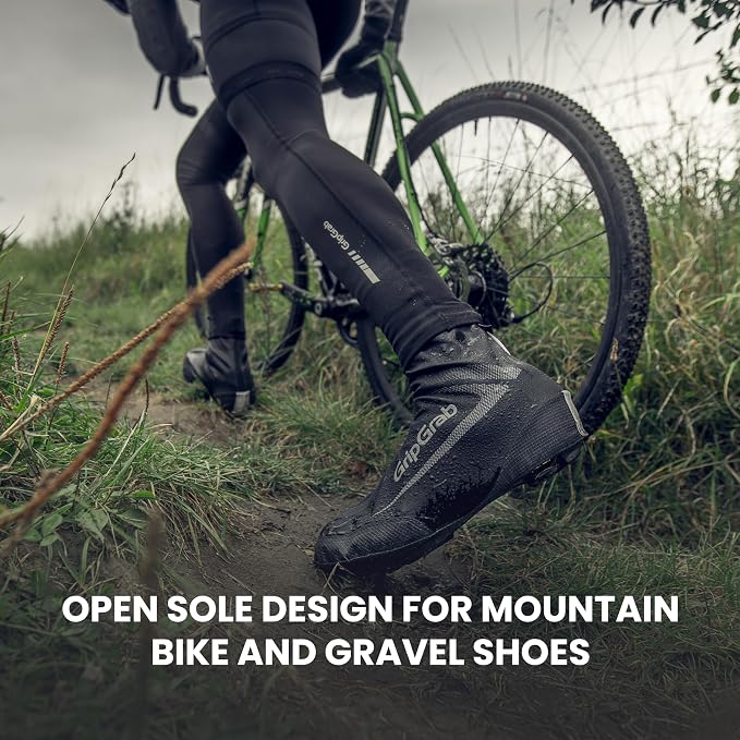 GripGrab RaceAqua X Waterproof Windproof MTB CX Gravel Overshoes Aero Cycling Mountain Bike Cyclocross Rain Shoe Covers