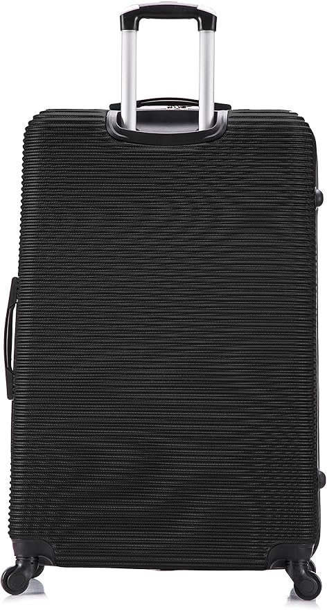 InUSA ROYAL Hardside Spinner Luggage with Ergonomic Handles | Spacious Travel Suitcase with Four Spinner Wheels and Studs | 32 Inch Extra Large Spinner Luggage | Black