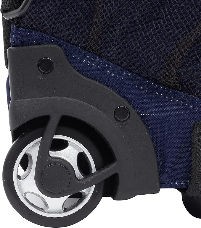 Travelers Club 18" Rolling Backpack with Shoulder Straps, Navy Blue