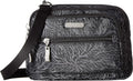 Baggallini Triple Zip Small Crossbody Bag for Women - Lightweight Convertible Fanny Pack Belt Bag