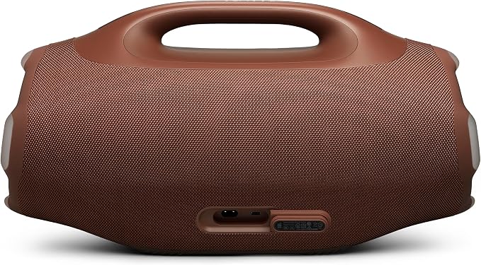 JBL Boombox 4 - Most Powerful JBL Portable Waterproof Speaker with Massive JBL Pro Sound, Up to 34 Hours of Playtime, & Multi-Speaker Connection by Auracast™ (Brown)