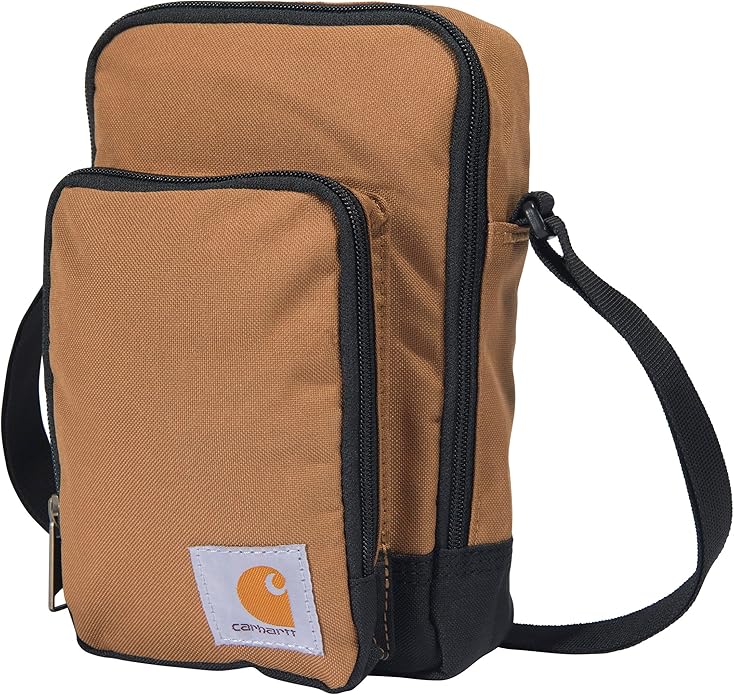 Carhartt Crossbody Zip Bag, Durable, Adjustable Crossbody Bag with Zipper Closure for Men and Women