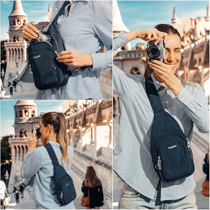 Baggallini Securtex Anti-Theft Daytripper Sling