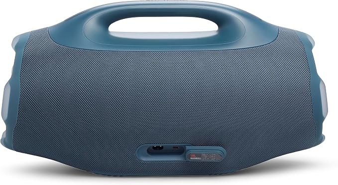 JBL Boombox 4 - Most Powerful Portable Waterproof Speaker with Massive Pro Sound, Up to 34 Hours of Playtime, & Multi-Speaker Connection by Auracast™ (Blue)