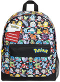 Pokemon Backpack for Kids Teens Boys Girls, Pikachu Anime Backpacks, Bag for Daycare Sports Vacation Travel, School Gift (Multi AOP)