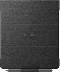 Amazon Kindle Scribe Fabric Folio Cover with Magnetic Attach, Sleek Protective Case - Black