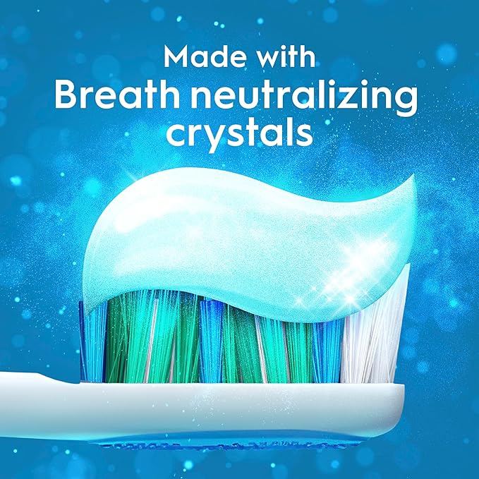 Crest Toothpaste Clean Breath Smooth Mint 3.3oz Pack of 3 – Neutralizes Bad Breath, Antibacterial Protection, Fights Cavities, Freshens Breath, Gently Whitens