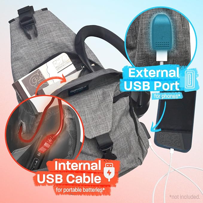 Nupouch Anti-Theft Daypack: Anti Theft Crossbody Bag, Lightweight for Travel, Hiking, or Everyday Pickpocket Protection