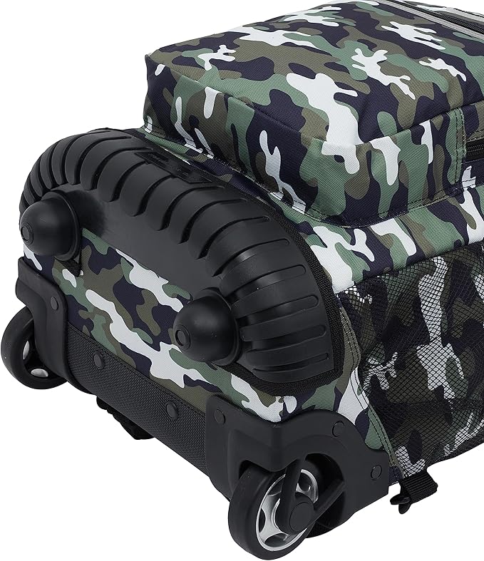 Travelers Club 18" Rolling Backpack with Shoulder Straps, Camo