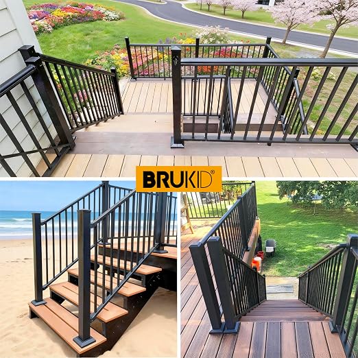 Post Base Cover, Split Type Post Skirt, for Indoor/Outdoor Iron Deck Railing, Stair Post Base Decorative Post Covers Skirt(12, Post-2.5" Base-4.5")