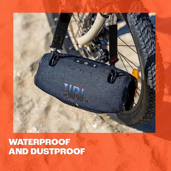 JBL Xtreme 4 - Portable Bluetooth Speaker, Powerful Sound and Deep Bass, IP67 Waterproof, 24 Hours of Playtime, Powerbank, Auracast for Multi-Speaker Pairing (Camo)