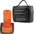 Fitdom Tactical Hanging Toiletry Bag Dopp Kit For Men & Women. Perfect For Travel & Storage for Cosmetic, Clipper, Toothbrush, Shower, Shaving & Grooming Care. Best Overnight Toiletries Organizer Case