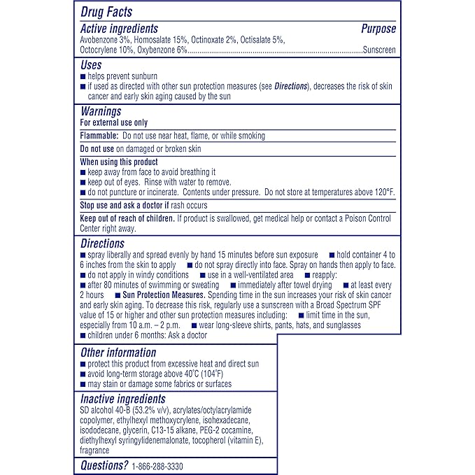 Coppertone SPORT Continuous Sunscreen Spray Broad Spectrum SPF 15 (5.5 Ounce) (Packaging may vary)