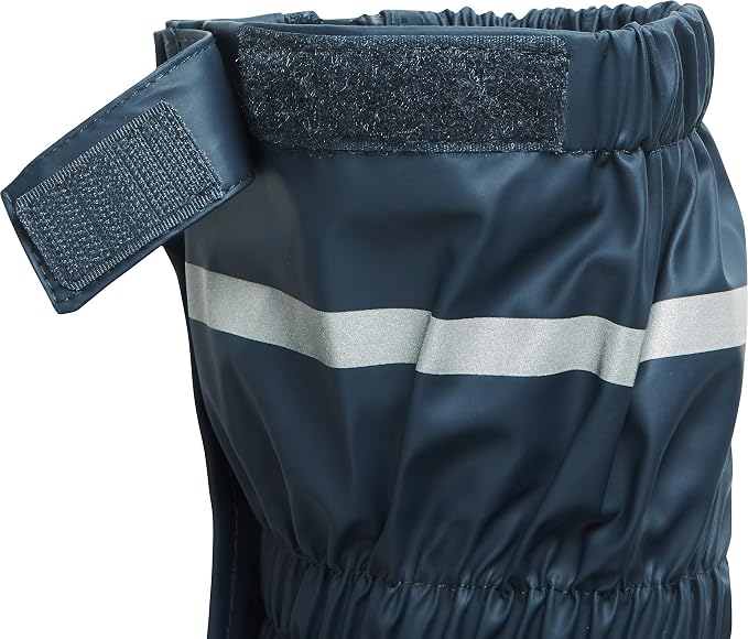 Playshoes Kids Waterproof Protective Rain Gaiter Leggings (92-98 Medium, Navy)