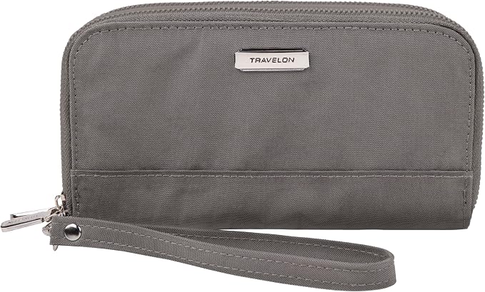 Travelon RFID Blocking Double Zip Wallet
