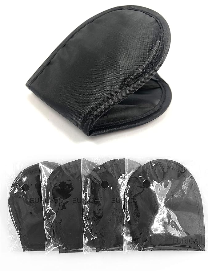 Eye Mask Sleep Masks Sleeping Mask Blindfold Eye Cover Team Building Games Party with Nose Pad and Adjustable Strap for Women Men Kids 4 Layers Black (30 Pack)