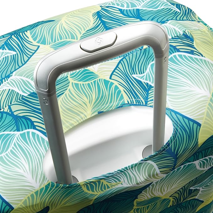 Samsonite Printed Luggage Cover, Leaf Print, Medium