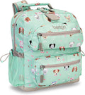 Bentgo Kids Backpack - Lightweight 14” Backpack in Fun Prints for School, Travel, & Daycare, Ideal for Ages 4+, Roomy Interior, Durable & Water-Resistant Fabric, & Loop for Lunch Bag (Puppy Love)