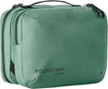 Eagle Creek Pack-It Trifold Toiletry Kit - Dopp Kit Toiletry Organizer with Padded Interior, Durable Hanging Hook & Large Compartments - Water Resistant & Washable - Willow Green