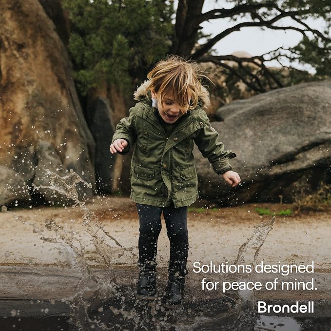 Brondell MBH-40-S CleanSpa Luxury Handheld Bidet Attachment for Toilet with Stainless Steel Holster and Built-In Shut Off Valve, Dual Spray Options, Includes Spiral Metal Hose, Stainless Steel