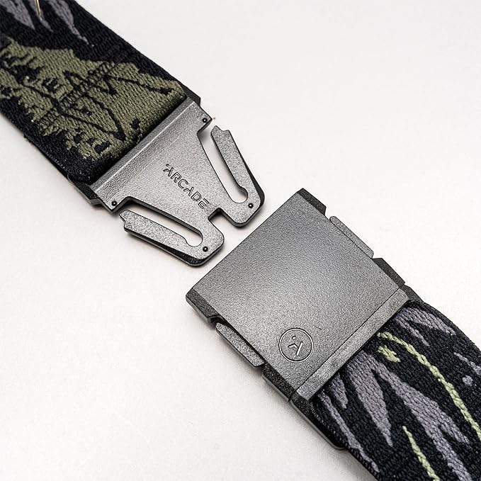 Arcade Belts A2 Unisex Adventure Belt: Heavy Duty Stretch, Metal Free Buckle