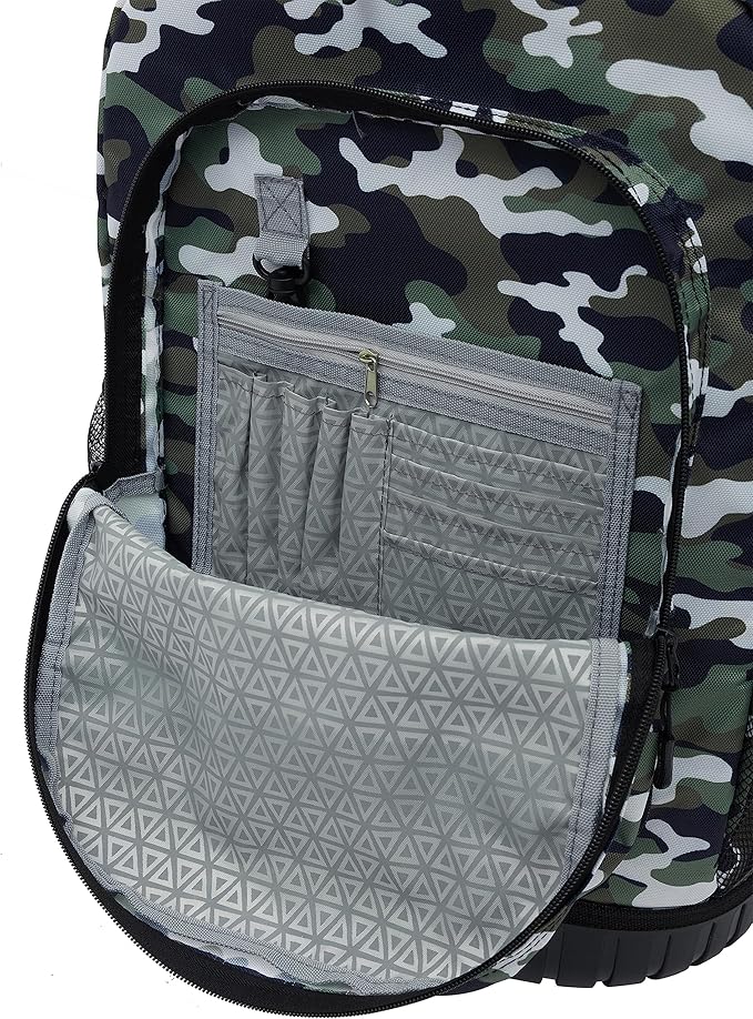 Travelers Club 18" Rolling Backpack with Shoulder Straps, Camo