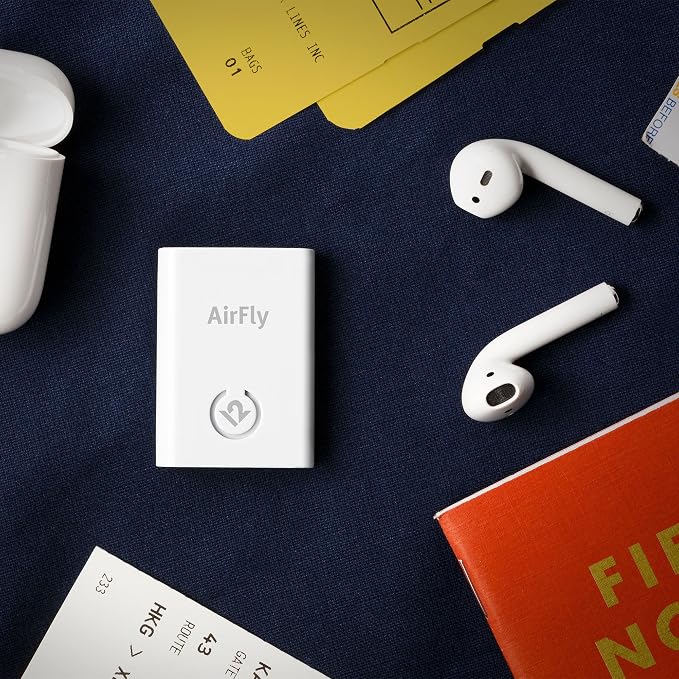 Twelve South AirFly | Wireless Transmitter to use Wireless/Noise-Cancelling Headphones in Gyms or on Airplanes